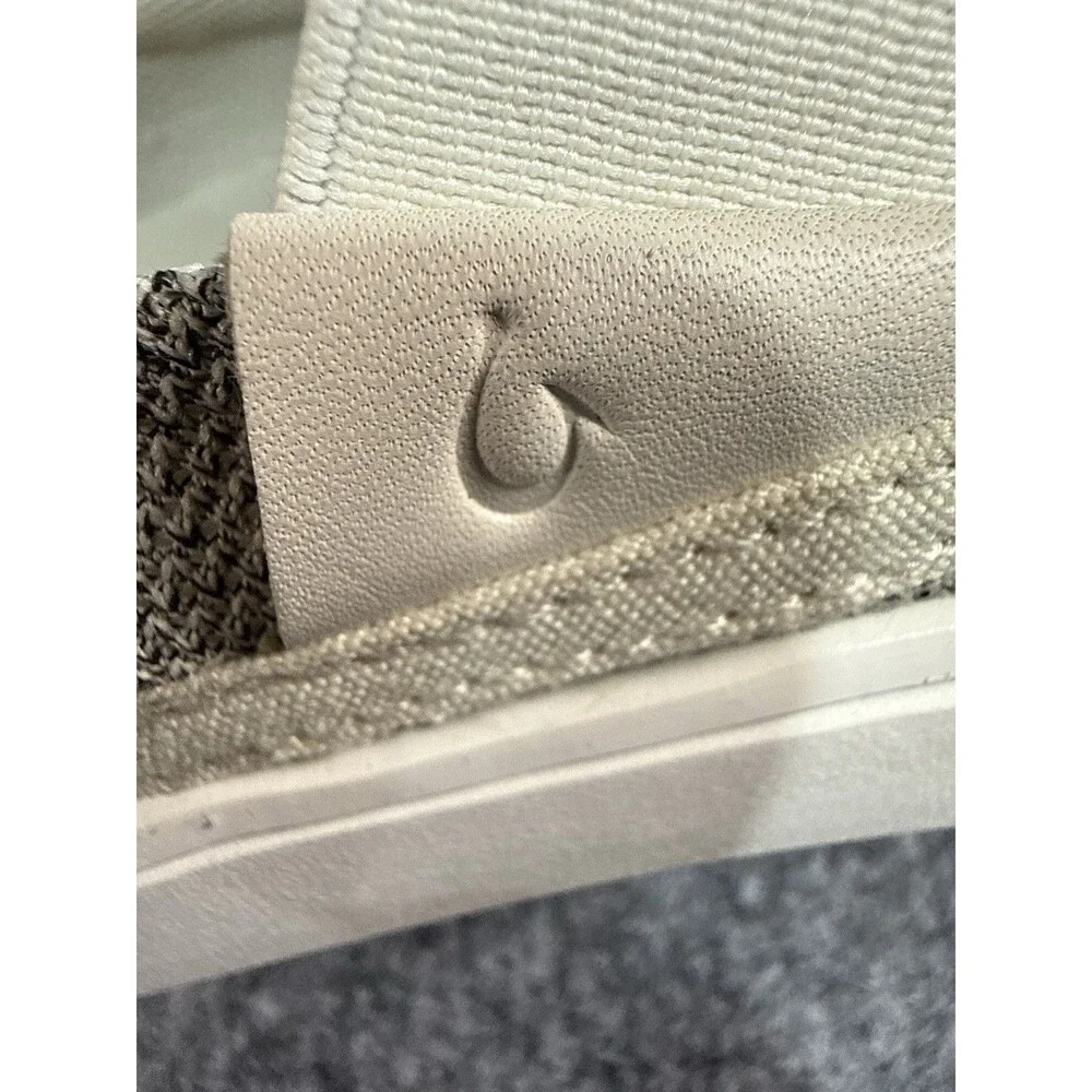 OluKai Pehuea Women’s Slip‑On Sneakers – Tapa Beige – Size 7.5 – NWT